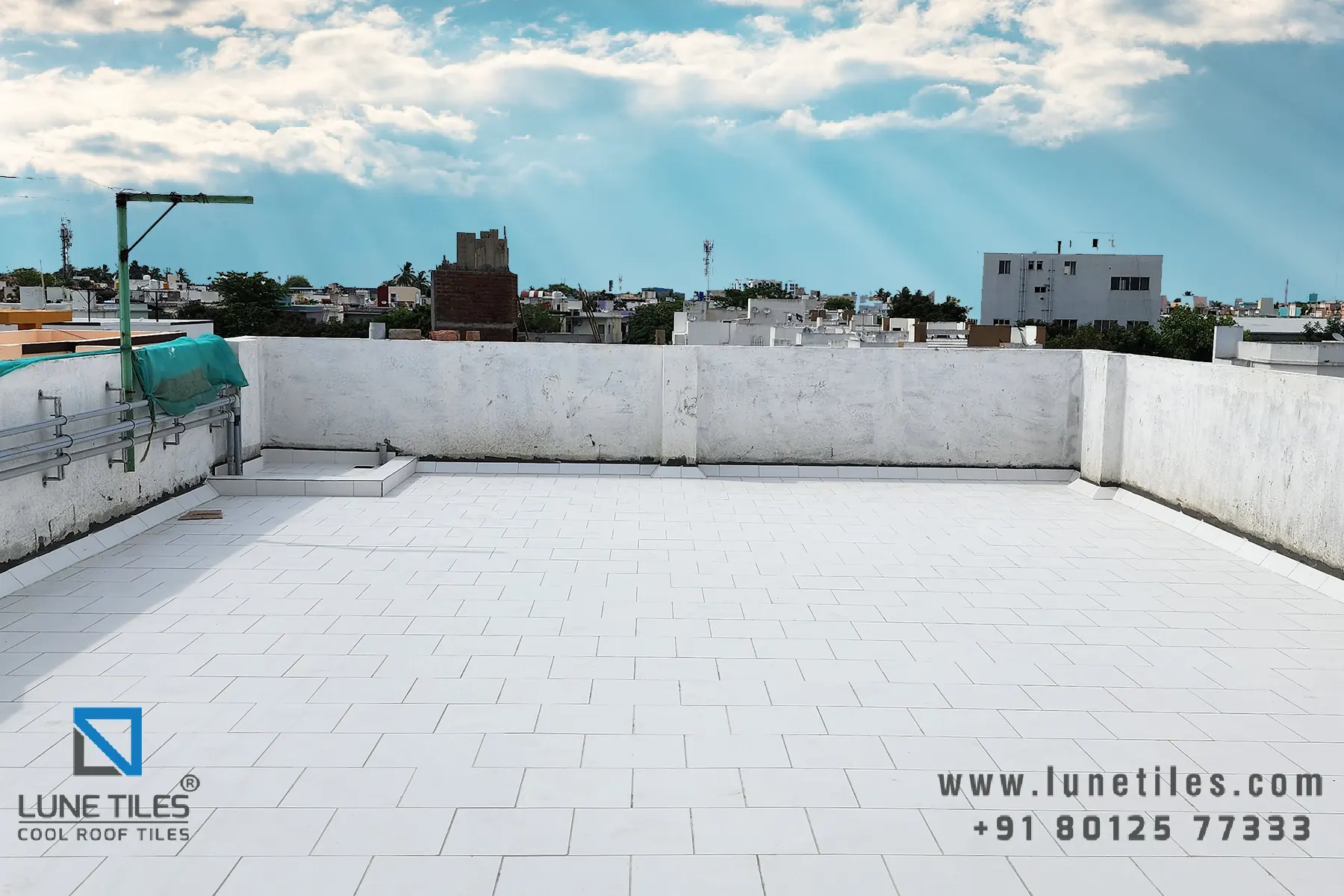 Weathering Tiles | Solar Reflective Tiles | Terrace Tiles